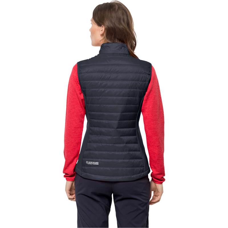 Jack Wolfskin Womens Roteburn Windproof Quilted Vest-3